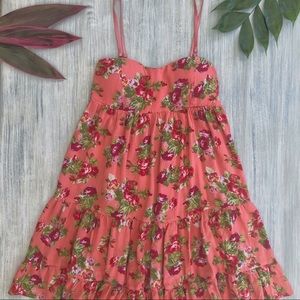 Removable Straps Floral Sundress